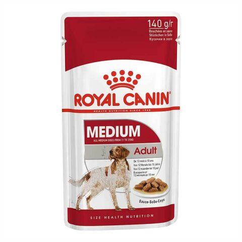 Royal Canin Medium Adult Dog Gravy 140G طعام كلاب