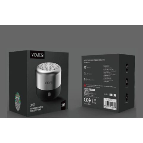 VIDVIE S SP01 3watt Portable Wireless Waterproof Speaker سماعة بلوتوث ضد الماء 3 وات