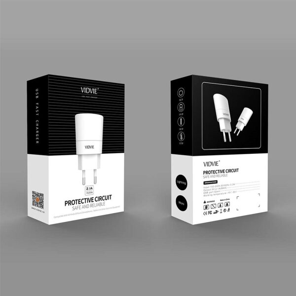 VIDVIE Ple208 For Iphone شاحن + كابل لاجهزة الايفون