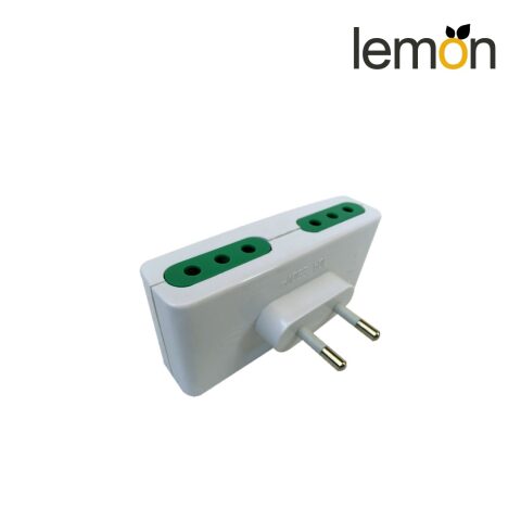 Lemon Adpator 4 Way ليمون أدابتر 4 مداخل جانبية وبمخرج ثنائي.