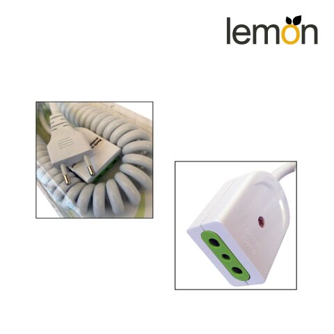 Lemon Prolunga elettrica estensibile ليمون وصلة كهربائية ليمون ذكر وانثى