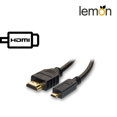 Lemon Micro HDMI Cable A/D 1m ليمون مايكرو HDMI كيبل