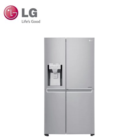 LG Side By Side Refrigerator Water Dispe ثلاجة أبواب جانبية بسعة اجمالية 668 لتر