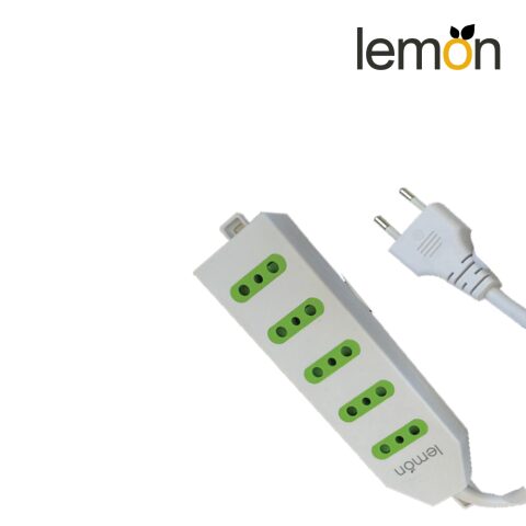 Lemon Multipresa, 5 pos ليمون وصلة كهربائية ليمون 5 مداخل اعتيادية
