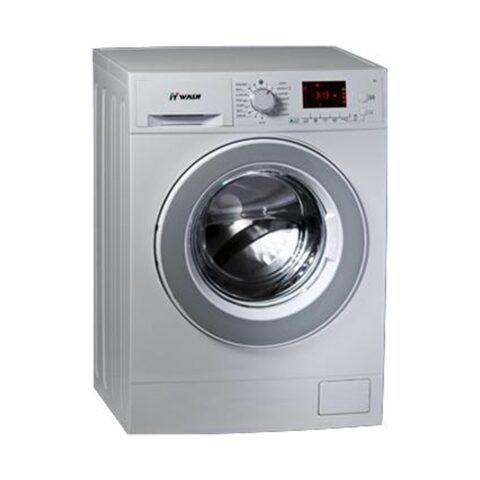 IT WASH WASHING MACHINE 8kg TR-F814DS آي تي ووش غسالة 8 كيلو 1400 دورة لون فضي