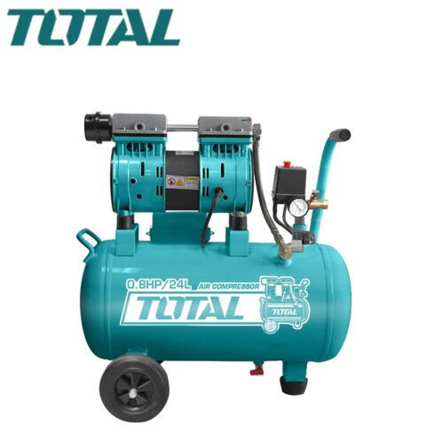 TOTAL Air Compressor 2HP 24L توتال كومبريسر صامت