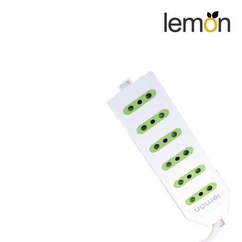 Lemon Multipresa, 6 pos ليمون وصلة كهربائية ليمون 6 مداخل اعتيادية