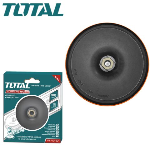 TOTAL Polishing pad with flange توتال قاعدة لبادة تلزيق