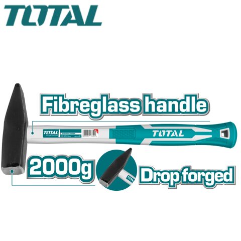TOTAL Machinist hammer 2000g توتال شاكوش يد فيبر
