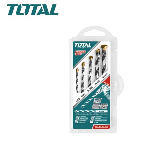 TOTAL 5PCS wood drill bits set توتال طقم ريش خشب 5 قطع