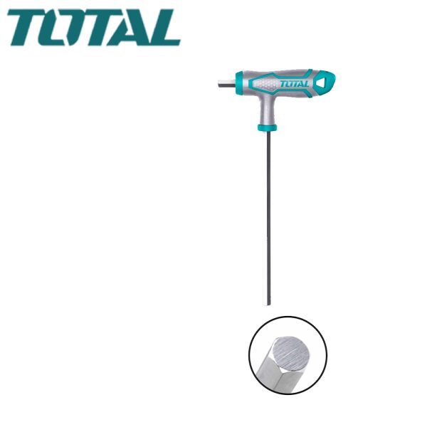 TOTAL T-handle hex wrench 3X100 توتال الن كي