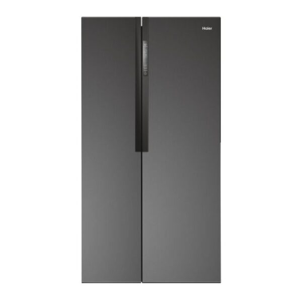 Haier Side by Side 518 ltr black هاير ثلاجة سايد باي سايد 518 لتر اسود