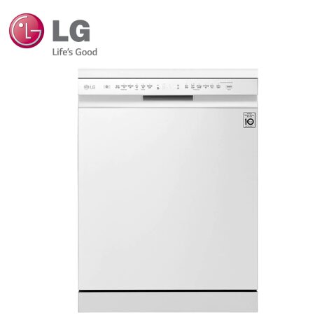 LG QuadWash™ Dishwasher, 14 Place Settings, EasyRack™ Plus, Inverter Direct Drive, ThinQ غسالة صحون إل جي 14 طقم 4 مرشات