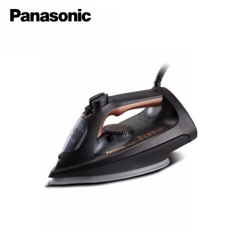 Panasonic Steam Iron Ceramic Micro Spray GOLD باناسونيك مكواة بخار سيراميك 2400 واط