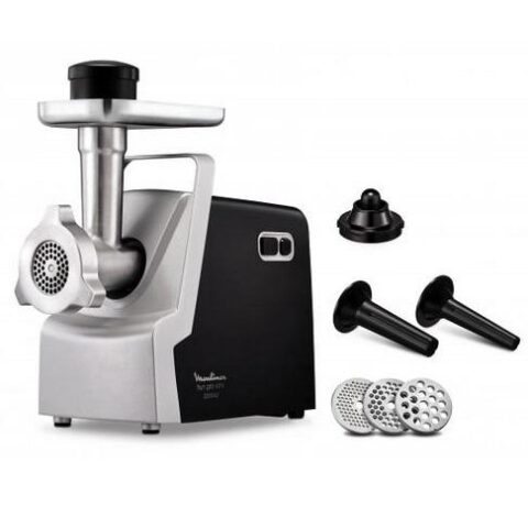 Moulinex Meat Grinder 1600 Watt – ME308 مولينكس مفرمة لحم 1600 واط – أسود