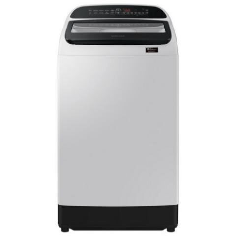 SAMSUNG TOP LOADING WASHER 15KG WA15T5260BW غسالة التحميل العلوي 15 كيلو المُزودة بتكنولوجيا العاكس الرقمي من سامسونج لون ابيض