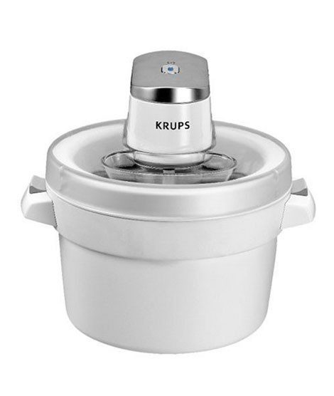 Krups Gvs 241 Ice Cream Maker 100w 16 Liter White ماكينة صنع الآيس