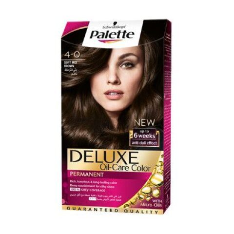 Shwarzkopf Palette Deluxe شوارزكوف باليت ديولكس صبغة شعر رقم 4.0