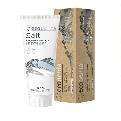 Ecodenta Cosmos Toothpaste for Sensitive Teeth, Fluoride-free, 100 Ml معجون أسنان للأسنان الحساسة خالٍ من الفلورايد 100 مل من إكودينتا