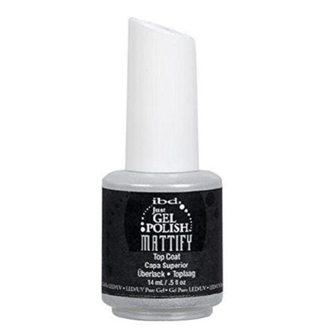 IBD Just Gel Polish, Mattify Top Coat جل بوليش ، طبقة علوية غير لامعة
