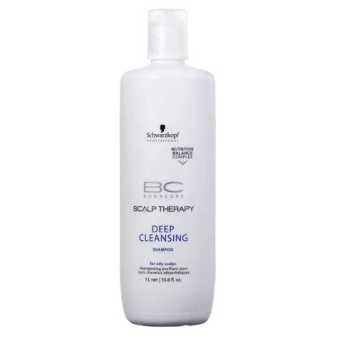 Schwarzkopf BC Bonacure Scalp Therapy Deep Cleansing Shampoo 1000ml شامبو شوارزكوف للتنظيف العميق لفروة الرأس 1000 مل