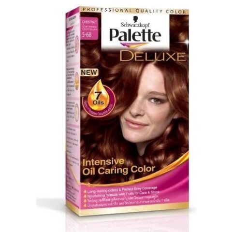 Shwarzkopf Palette Deluxe شوارزكوف باليت ديولكس صبغة شعر رقم5.68