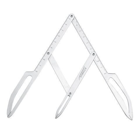 ATOMUS Eyebrow Stencil Positioning DIY Ruler Calipers Microblading Supplies فرجار قياس للحواجب