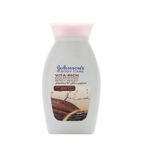 Johnson's Vita-Rich Nourishing Body Wash with Cocoa Butter غسول الجسم المغذي فيا ريتش من جونسون بزبدة الكاكاو