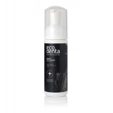 ECODENTA Black Whitening Mouth foam 150ml رغوة تبييض الفم السوداء من ايكودينتا 150 مل