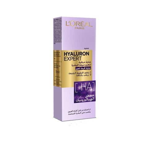 LOREAL Hyaluron Specialist Eye Cream Replumping Smooths Wrinkle Hyaluronic Acid - HYALURON EXPERT EYE CREAM 15ML لوريال كريم عناية محيط العين