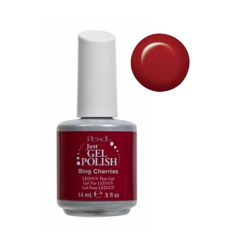 IBD Just Gel Nagellack „Bing Cherries“ – Reines UV/LED Gel, 14 Ml