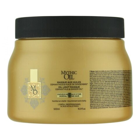 Loreal Professionnel Mythic Oil Normal To Fine Hair Masque 500ml ماسك لوريال بروفيشنال ميثيك للشعر العادي إلى الناعم 500 مل