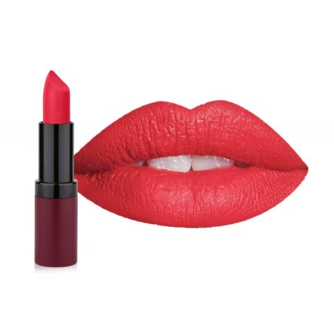 Golden Rose Velvet Matte Lipstick 06 Amaranth Red أحمر شفاه مخملي غير لامع من جولدن روز  06 أحمر أمارانث