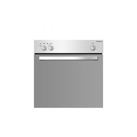 BOMPANI Bult-in oven Stanlees بومباني فرن غاز بلت ان 60 سم ستانلس