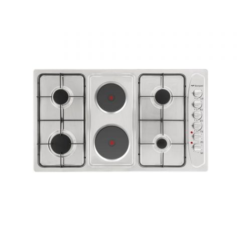 Bompani Gas+Elec hob Bult in Stainless steel 90 cm بومباني طباخ غاز+كهرباء 90 سم 6 عيون ستانلس