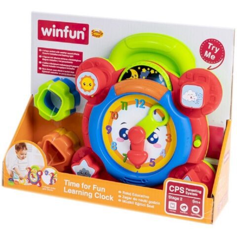 لعبة TIME FOR FUN LEARNING CLOCK (12-6 شهر)