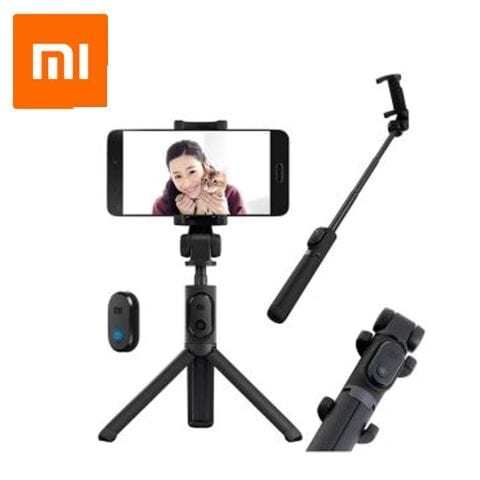 Xiaomi Mi Selfie Stick Tripod FBA4070US شاومي عصا سلفي عالي الجودة لون أسود