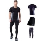 3-Piece-Jogging-Suits-Running-Compression-Shirt-Pant-Bodybuilding-Sports-Wear-For-Men-Gym-Workout-Clothes