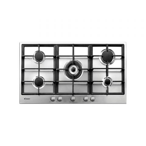 Built-in Candy Hobs 5 Burners 90 cm Stainless Steel مواقد افران مدمجة كاندي 5 شعلات 90 سم ستانلس ستيل