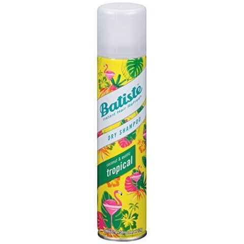 Batiste Dry Shampoo, Coconut & Exotic Tropical 200ml شامبو الشعر من باتيست ، بجوز الهند واكسوتيك تروبيكال 200 مل