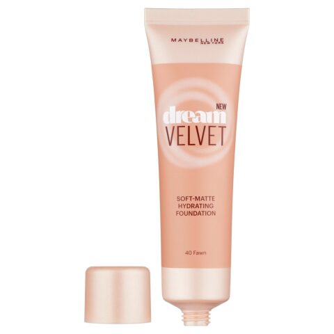 Maybelline New York Dream Velvet Soft Matte Foundation 30ml - 40 Fawn كريم اساس دريم فيلفيت سوفت مات من مايبيلين نيويورك 30 مل - 40 فاون