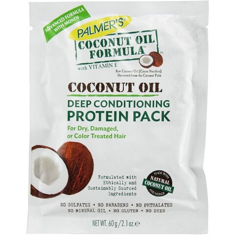 Palmers Coconut Oil Formula Deep Conditioning Protein Pack 60G عبوة بروتين بلسم بزيت جوز الهند بالمرز 60 جم