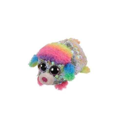 (لعبه) TEENY FLIPPABLE POODLE RAINBOW 2IN