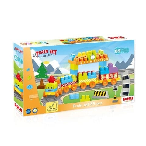 (لعبه) TRAIN SET 85 PCS