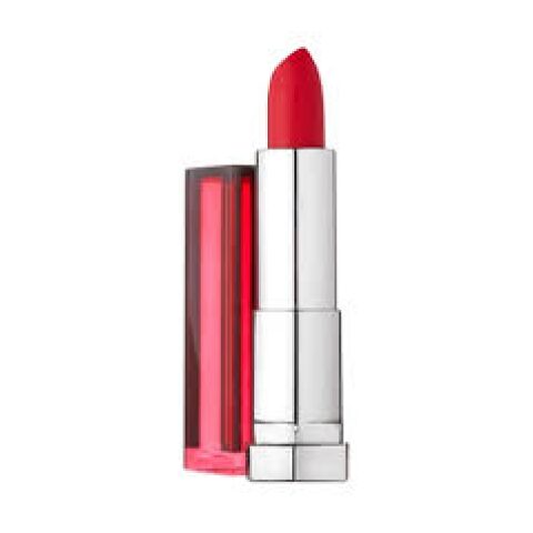 Maybelline Color Sensational Lipstick 527 Lady Red احمر الشفاه مايبيلين نيويورك كلر سينسيشينال غير لامع رقم 527