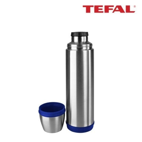 CAPTAIN VF 1.0L S/SEEL BLUE TE تيفال حافظة مشروبات