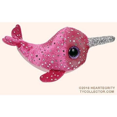 (لعبه) TEENY TYS NARWHAL NELLY PINK 2IN