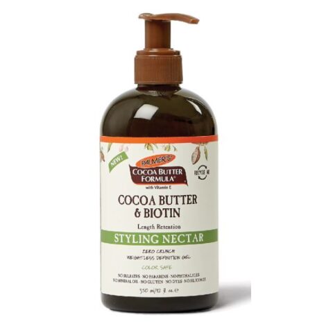 Palmers Cocoa Butter & Biotin Length Retention Styling Nectar 350ML زبدة الكاكاو والبيوتين من بالمرز 350 مل
