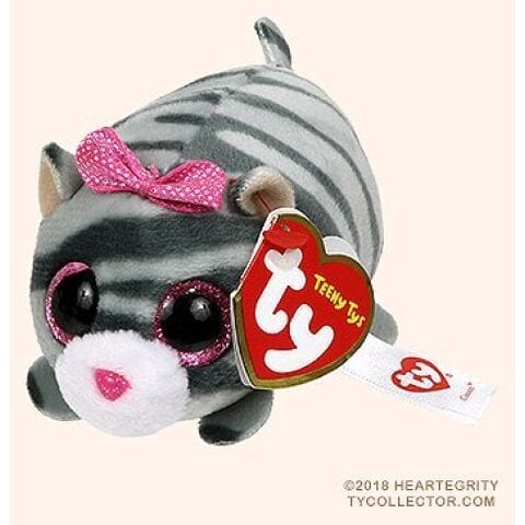 (لعبه) TEENY TYS CAT CASSIE GREY 2IN S4