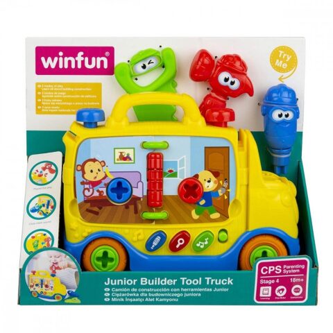 لعبة JUNIOR BUILDER TOOL TRUCK (36-18شهر)